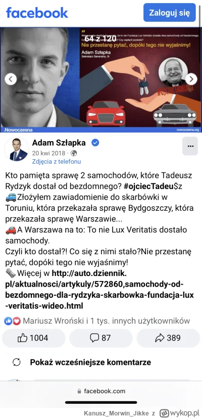 KanuszMorwinJikke - Ciekawe ile ojciec Rydzyk #!$%@?ł rowerzystek na drodze? Niech pa...