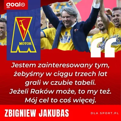 Piotrek7231 - #mecz #ekstraklasa #motorlublin
Mocne słowa jak na klub co przez dekady...