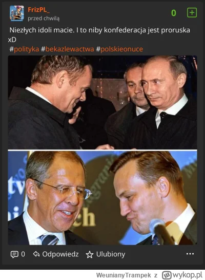 WeunianyTrampek - Nie ma bata że to nie Berkowicz prowadzi to wesołe konto 
#bekazkon...