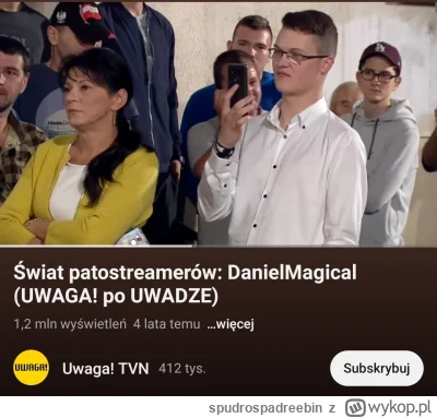 spudrospadreebin - #danielmagical Co by nie mówić o #tvn to pięknie ogarnęli Gohę do ...