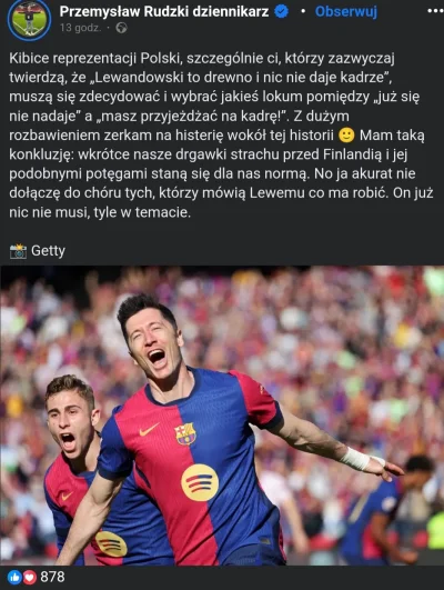 maateusz123 - #mecz  #reprezentacja #pilkanozna
Nudzki mądrze mówi. Koniec świata jes...