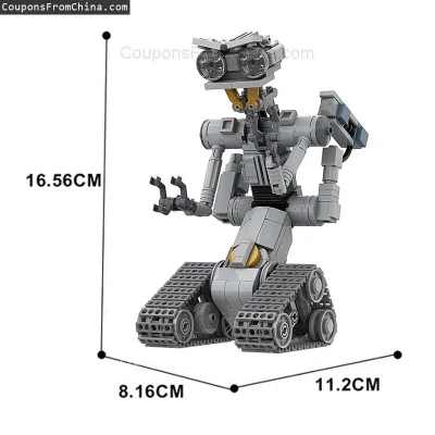 n____S - ❗ 313Pcs Johnny 5 Robot Building Blocks
〽️ Cena: 9.12 USD (dotąd najniższa w...