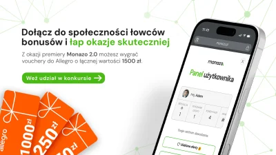 MonazoPL - Ruszamy z nowym #rozdajo – możesz wygrać kartę podarunkową do Allegro o wa...