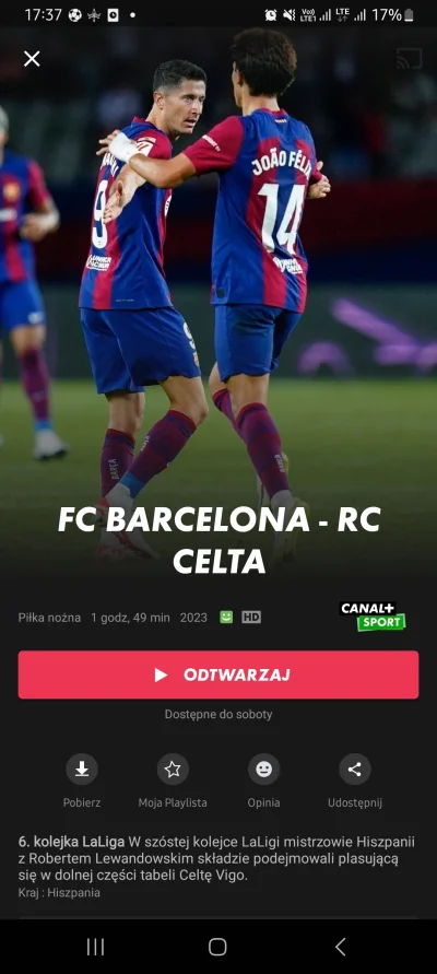 MamMalegoSiurka - No ale przeciez jest na tym ich serwisie c+ online. Gdzie problem?