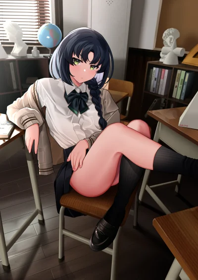 Azur88 - #randomanimeshit #anime #originalcharacter #schoolgirl #podkolanaowkianime