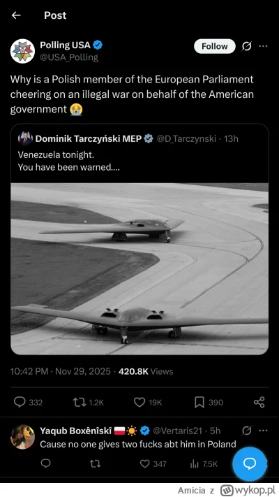 Amicia - Nawet Amerykanie maja bekę z pucybuta 

#polityka #bekazprawakow #bekazpisu ...