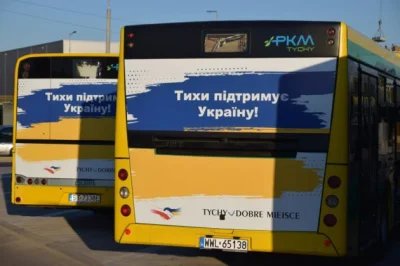 Czekoladowymisio - Autobusy które Lwów otrzymał w ramach pomocy od Polski, teraz sobi...
