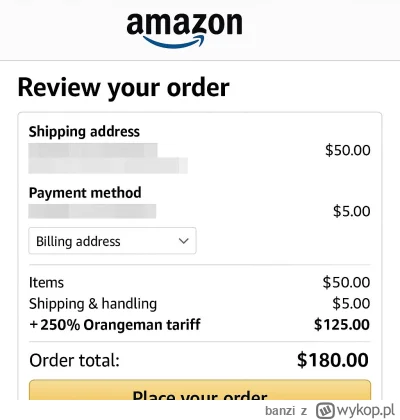 banzi - Amazon wzorem Temu ma zacząć pokazywać koszt ceł Trumpa dla każdego produktu ...