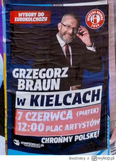 BezDobry - xD

#plakatypropagandowe #polska #polityka #wybory #konfederacja #braun #k...