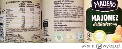 wkto - #listaproduktow
#majonez Madero delikatesowy #biedronka
aktualny skład oraz pr...