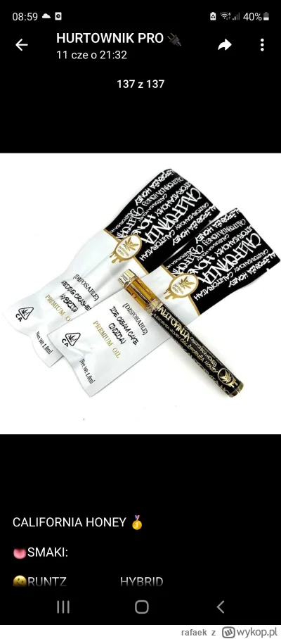 rafaek - Polecacie to cos ? Drogo wychodzi bo aż 200 zł sztuka ale moze warto ? #nark...