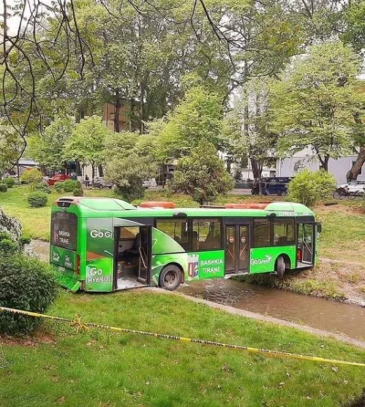 Eliade - Autobus miejski składający jaja do rzeki; za kilka miesięcy będzie tam się r...