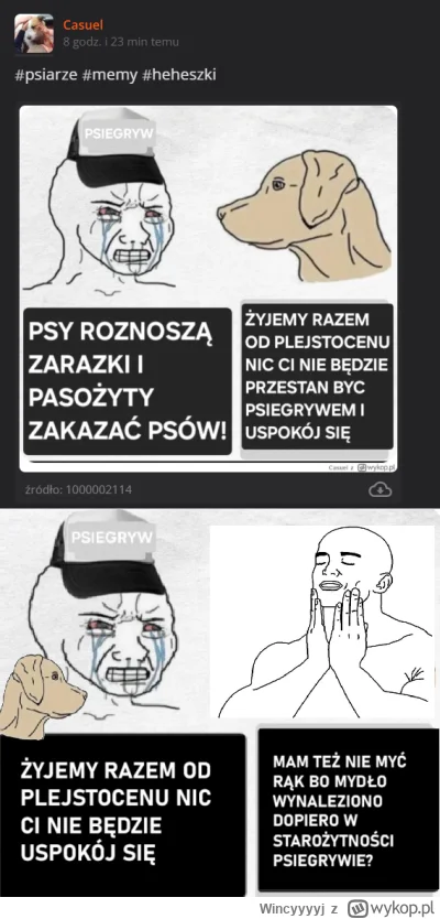 Wincyyyyj - Poprawiłem mema którego zobaczyłem dzisiaj na tagu ( ͡° ͜ʖ ͡°)
#psiarze