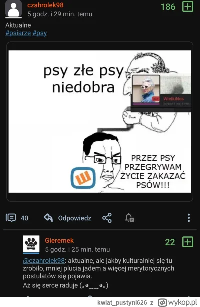 kwiat_pustyni626 - @jutronaobiadznowuryz 

Debilem jest osoba, która postuluje by nie...