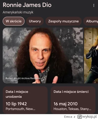 Emca - @Maviux: wydaje mi się, że może być powód dla którego Dio już nie nagrywa :)