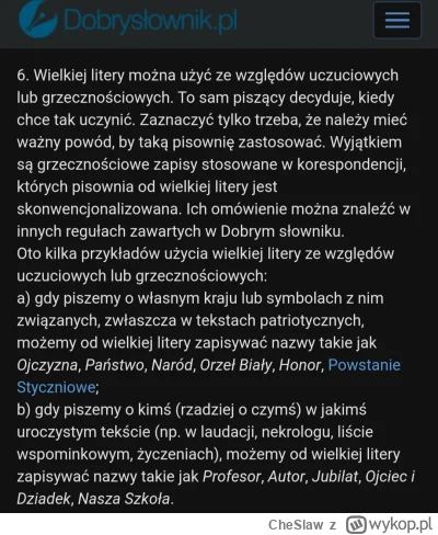 CheSlaw - @paliwoda ekspert ortografii się znalazł XD
masz dokształć sie, nieuku