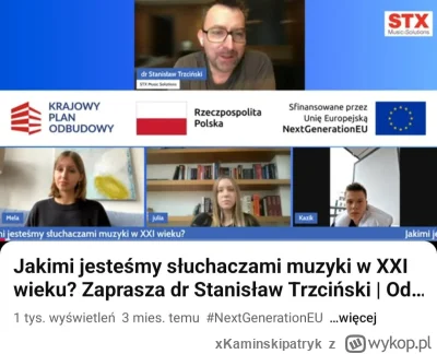 xKaminskipatryk - Tutaj taki przedsmak co będzie na listach dotacji KPO na kulturę
#a...