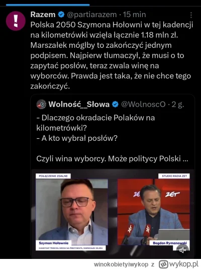winokobietyiwykop - Co publiczne to niczyje, jak to Janusze w PRL mowili.
Oj hipokryz...