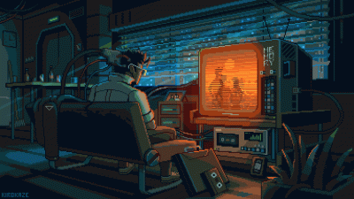 GARN - #pixelart #gif autor: Kirokaze | Analog Memories