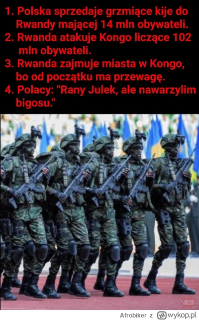 Afrobiker - @Vaclav tam jest Polski wątek. Sprzedaliśmy im karabinki (⌐ ͡■ ͜ʖ ͡■)