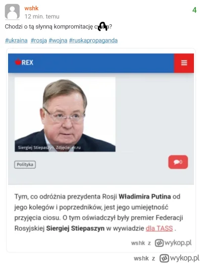 wshk - Klika dni temu dodałem taki wpis, dziś jest jak znalazł.

Poprzednio upośledzo...