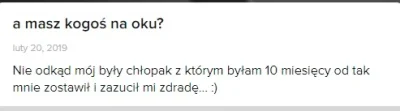 D.....3 - @Azax: 
mam nadzieje że fasa też zdradzi, jak jednego zdradzała to fasa też...