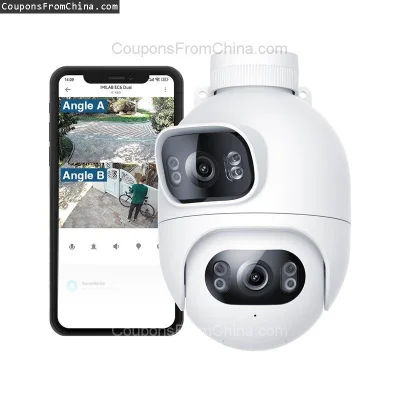n____S - ❗ IMILAB EC6 Dual 2K Lens WiFi Spotlight Camera
〽️ Cena: 91.99 USD (dotąd na...
