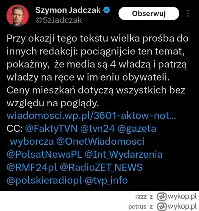 petrus - #nieruchomosci 

No i na der onet nie widzę żeby cokolwiek było o tym napisa...
