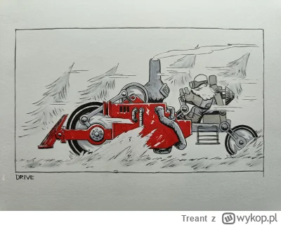 Treant - #inktober #inktober2024 #rysujzwykopem I'M SPEEEEED AUUUUUUUUUU