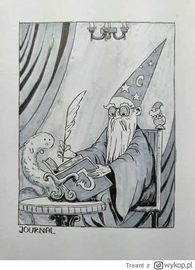 Treant - #inktober #inktober2024 #rysujzwykopem Pamięci pisaka C2 copic, służyłeś mi ...