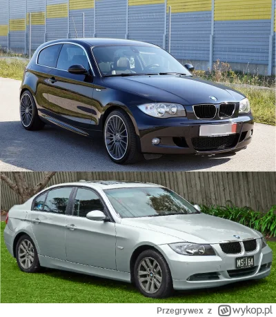 Przegrywex - Które autko byście woleli?

BMW seria 1 E81 LCI + M pakiet
BMW seria 3 E...