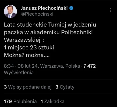 mam_spanko - ( ͡° ͜ʖ ͡°)
#tlustyczwartek #Piechociński #twitter