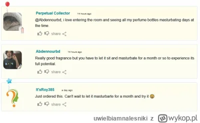 uwielbiamnalesniki - a czy wasze perfumy przeszły już masturbację?

#perfumy