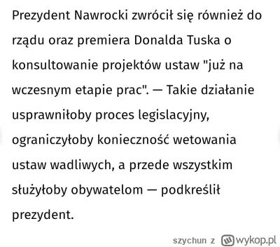 szychun - #polityka #bekazpisu czyli on tak naprawdę chce by rząd realizował swoją po...