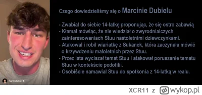 XCR11 - Mnie tylko dziwi jak ten ślizgi typ, Dubiel Marcin jeszcze nie zatonął po tyc...