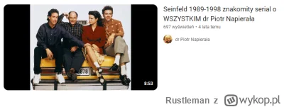 Rustleman - Nie będzie przeklęty algorytm YouTube! Cokolwiek oglądam w polecanych wyś...