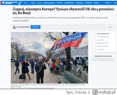 Syn_Tracza - Kurde, jakbym czytał lub oglądął coś w #TVPiS 

#ukraina #bekazpisu