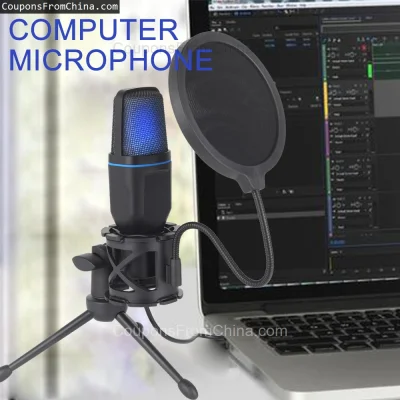 n____S - ❗ USB RGB Condensador Microphone
〽️ Cena: 10.26 USD
➡️ Sklep: Aliexpress

Be...