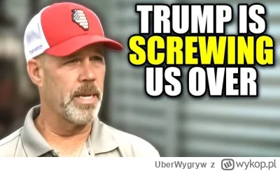 UberWygryw - Wieś zagłosowała na Trumpa, wieś bankrutuje XD

- Ale pan Trump powiedzi...