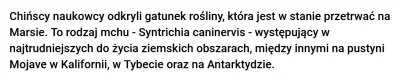 thegoodguy - Podnieta, że mech byłby w stanie przeżyć w marsjańskich warunkach... Obs...