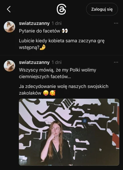 Bananek2 - Co za wykopek sobie jaja na Threads robi?

#przegryw #blackpill