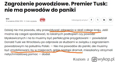 Koziom - @Matpiotr: No co? Jezu, narzekacie, że lewacy wierzą w manipulacje i głupoty...