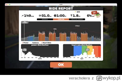 veracholera - 242 162 + 31 = 242 193

5x5min@FTP low cadence

Szczerze powiedziawszy ...