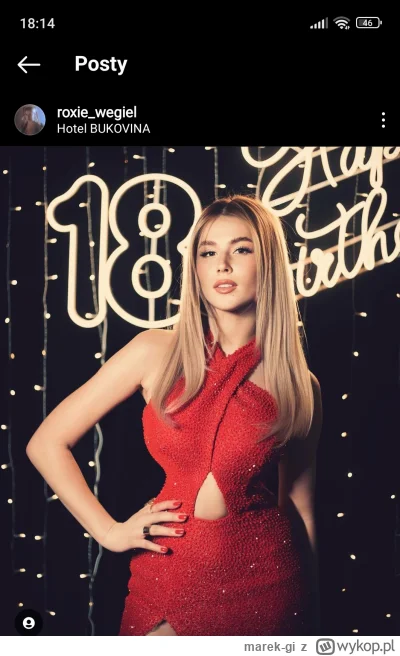 marek-gi - chyba tabletki anty weszły bo coś się roztyła xd #roksanawegiel