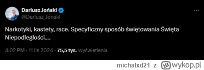 michalxd21 - XD

#marszniepodleglosci #polityka