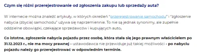 vfcvfc - czy przy kupnie samochodu konieczna jest zmiana dowodu rejestracyjnego? zglo...