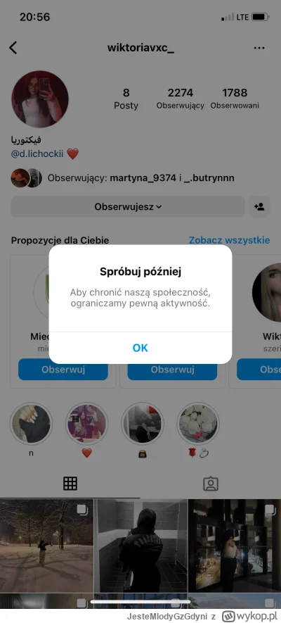 JesteMlodyGzGdyni - Siema wykop, czy ktoś z was miał podobny problem z instagramem? Z...