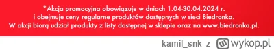 kamil_snk - Oczywiście pod promocją o utrzymaniu cen jest gwiazdka, że dotyczy tylko ...