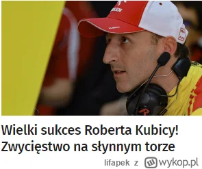 lifapek - A więc to jednak Robert. Wiedziałem, że Norris by takiej przewagi nad Maxem...