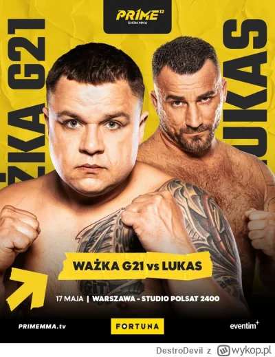 DestroDevil - Poważny zawodnik w rosterze Prime Show MMA 

#famemma #primemma